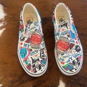 Vans only worn once. Like new